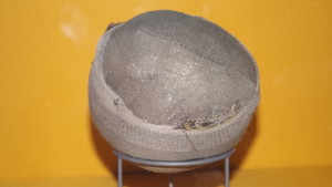 Image of a home-made football from Mali, on display in Brighton Museum