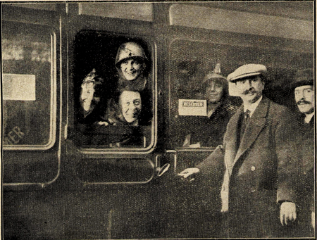 Billy Boardman and members leaving for France