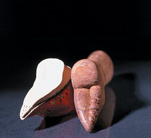 Two Chinese ‘lotus’ shoes (not a pair)