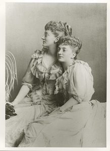Diana and Christiana (Lily) Macdonald 1887