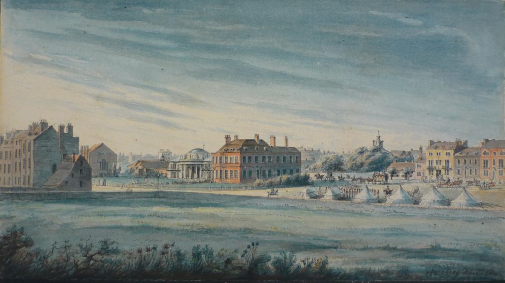 Old Steine, Brighton, from the North, 1796