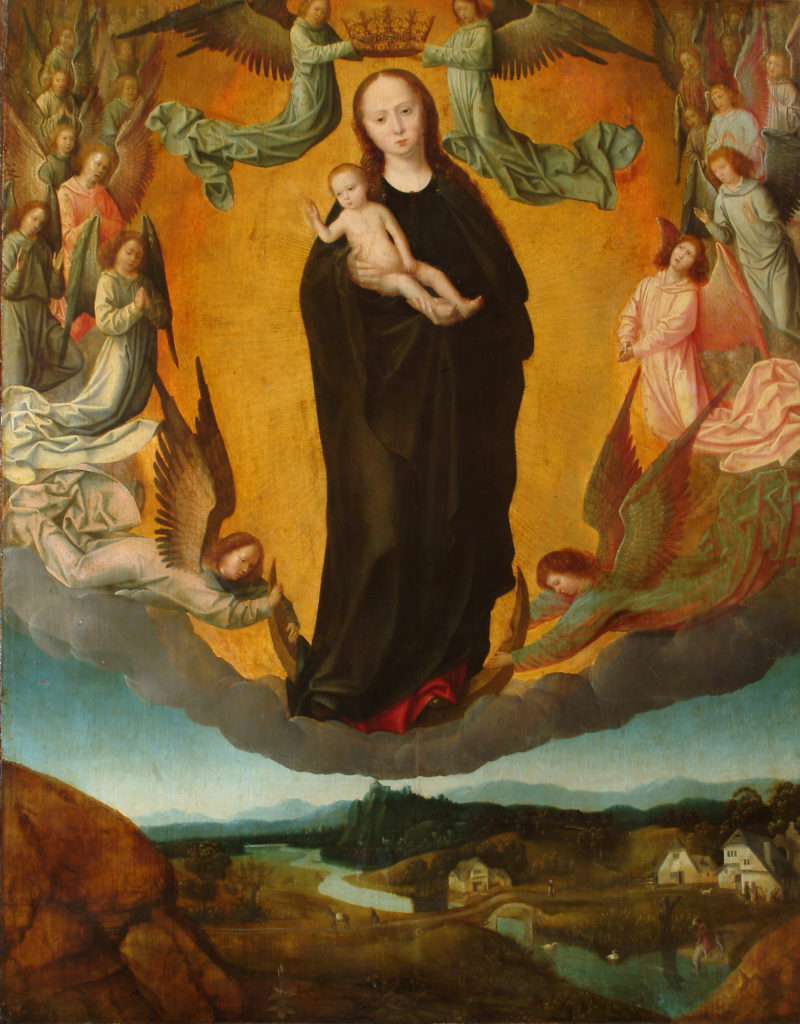 The Glorification of the Virgin, c1515, by Albert Cornelis. Royal Pavilion & Museums, Brighton & Hove