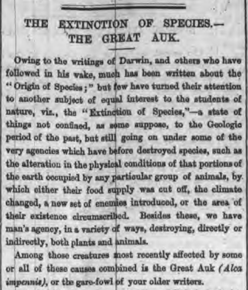 Brighton Herald editorial of 27 March 1863