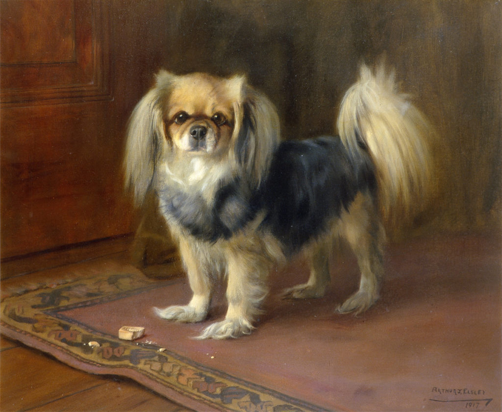 Kylin. Oil painting by Arthur John Elsley, 1917