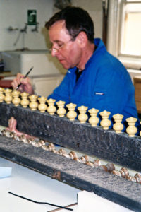 Norman at work on the Jaipur Gate
