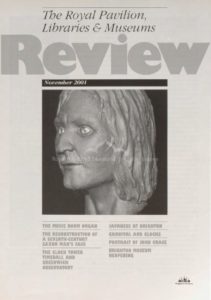 November 2001 issue, ‘The Reconstruction of a Seventh-Century Saxon Man’s Face’ about a facial reconstruction