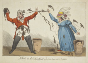 ‘Which is the dirtiest so foul the stains will be indelible?’ Print by William Heath, 1820