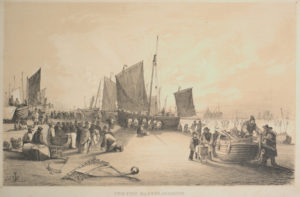 Fish market, Brighton. Nibbs, Richard Henry; C Moody, 1846