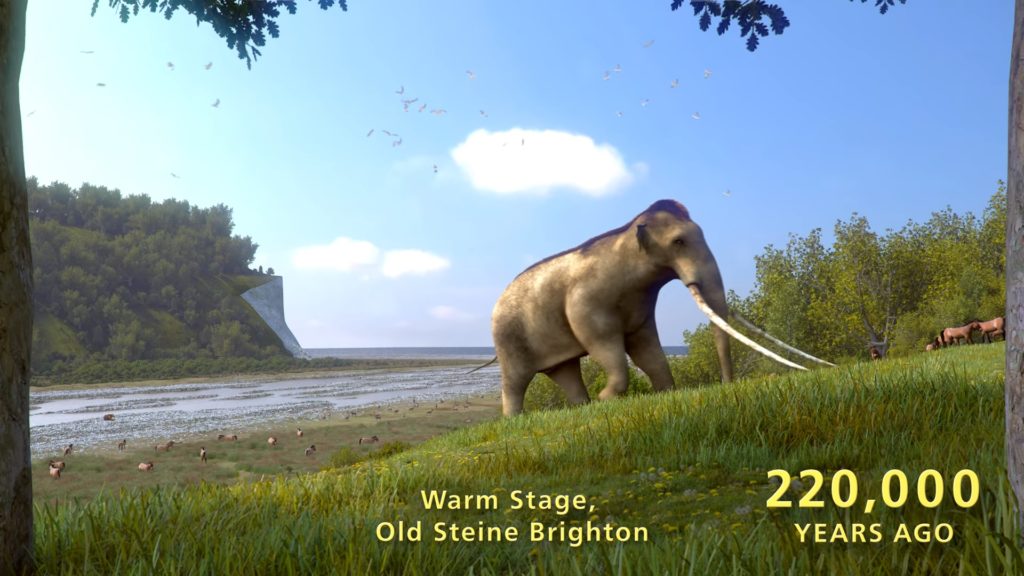 Old Steine Brighton 220,000 years ago