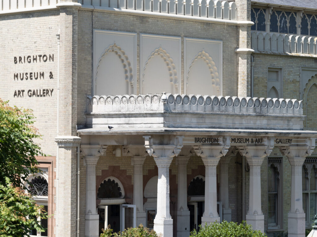 Entrance to Brighton Museum & Art Gallery