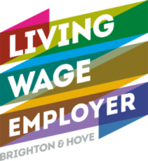 Logo for Living Wage Employer.