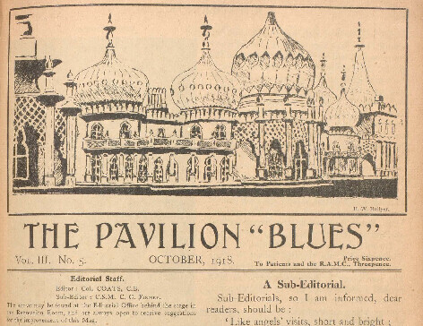 Detail of 'Pavilion Blues' magazine