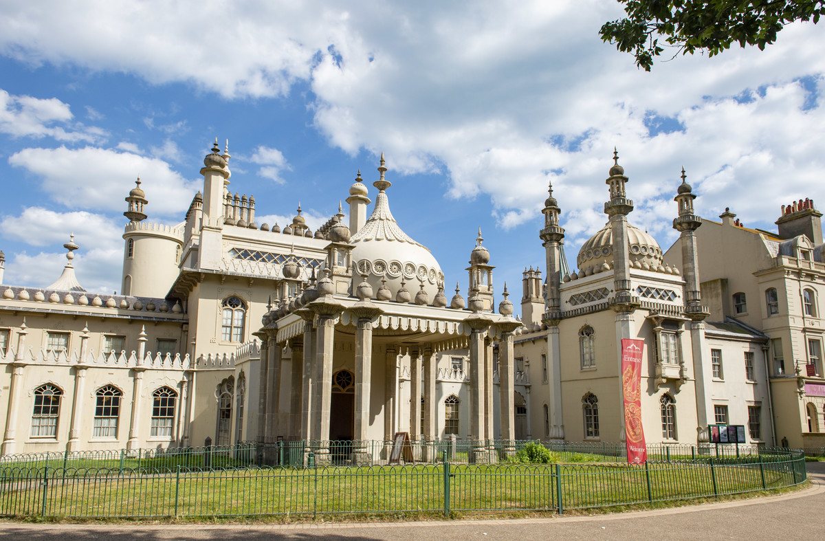 Exterior of the Royal Pavilion.