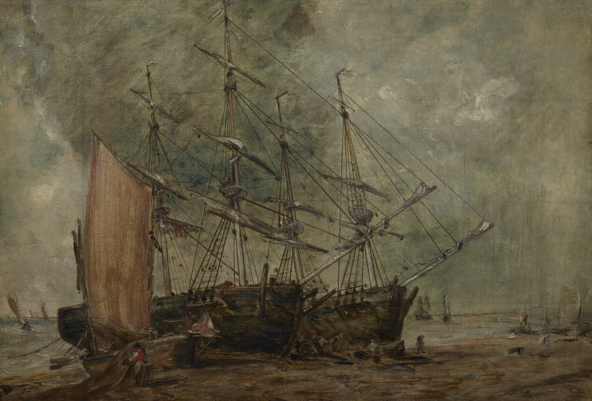 Painting of boats