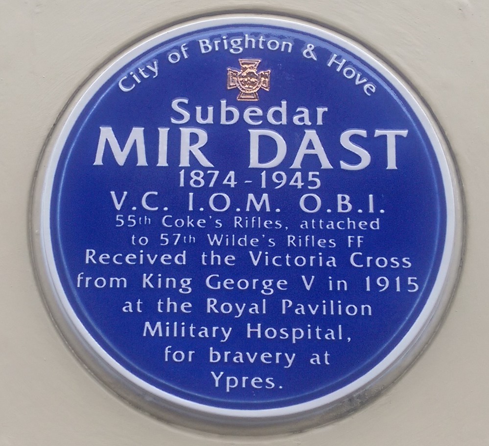 Mir Dast blue plaque, 2016