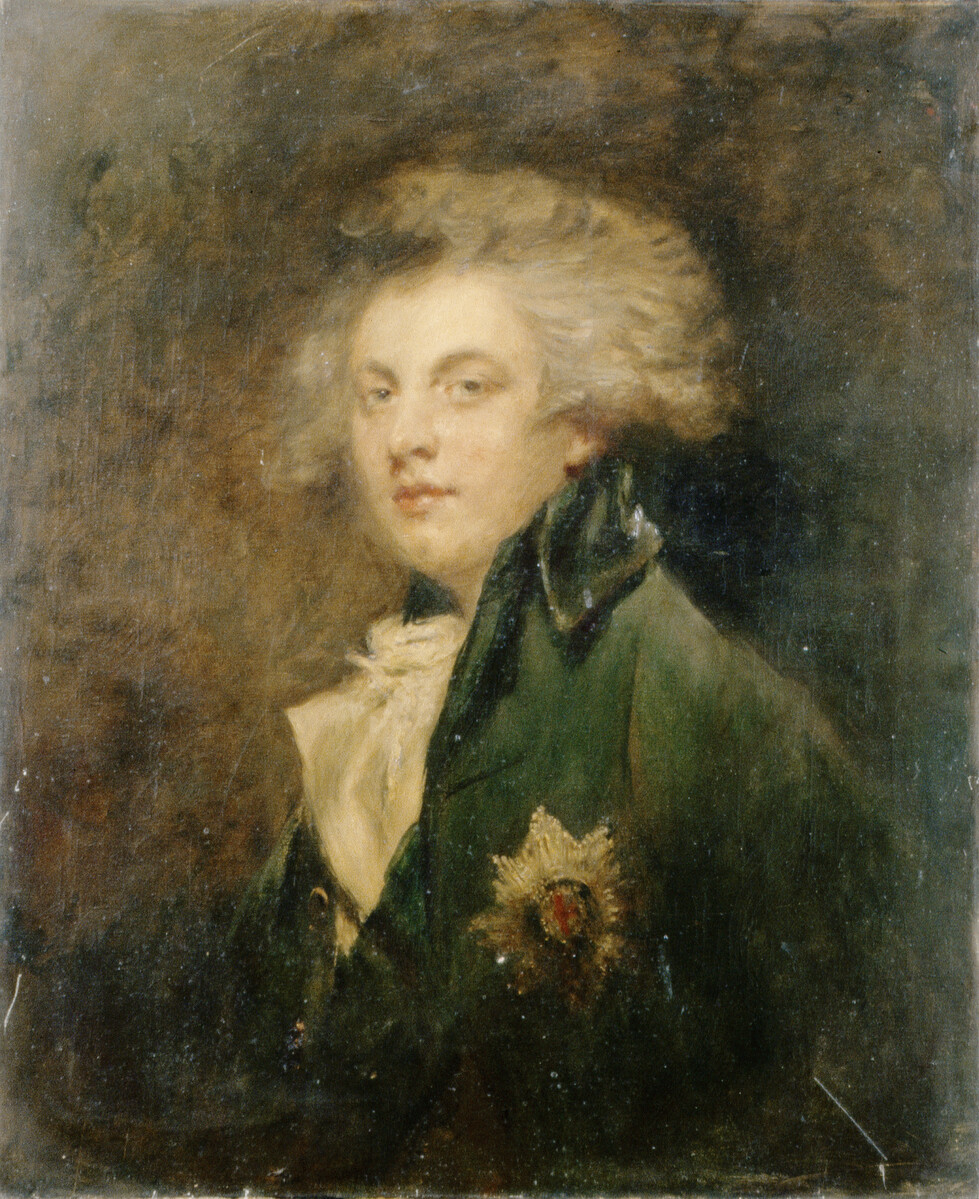 Portrait of a young George as Prince of Wales