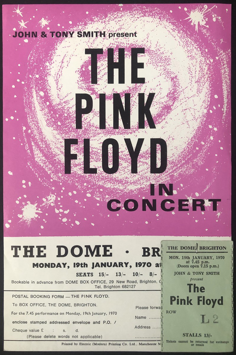 Pink Floyd in Brighton, 1970 - Brighton & Hove Museums