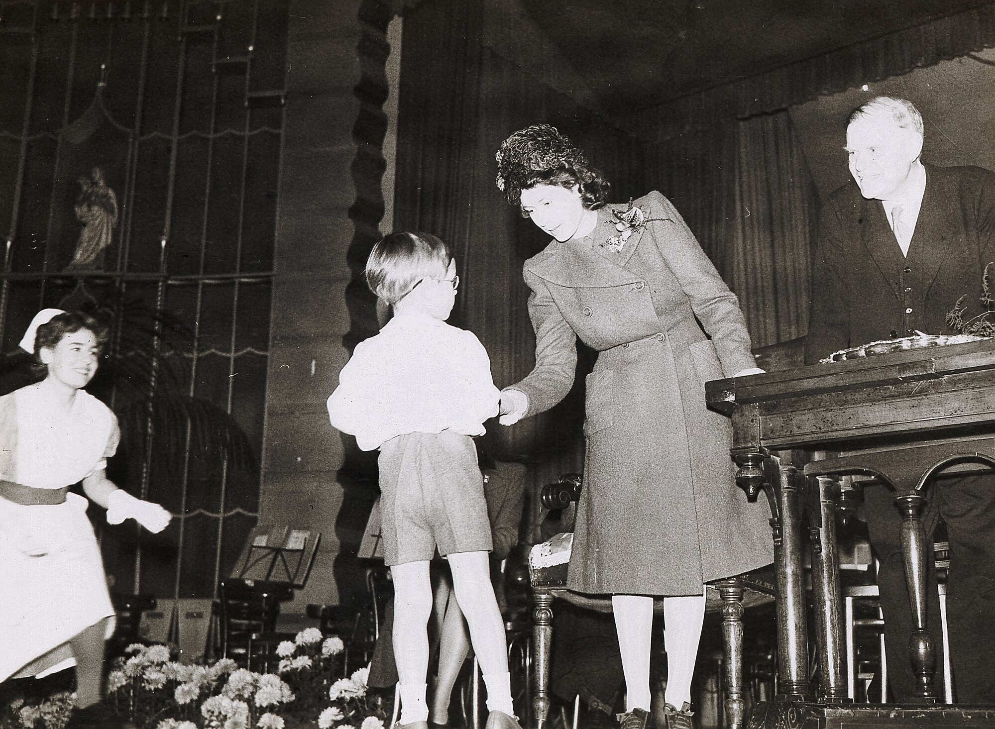 Princess Elizabeth at the Dome 4th December 1945