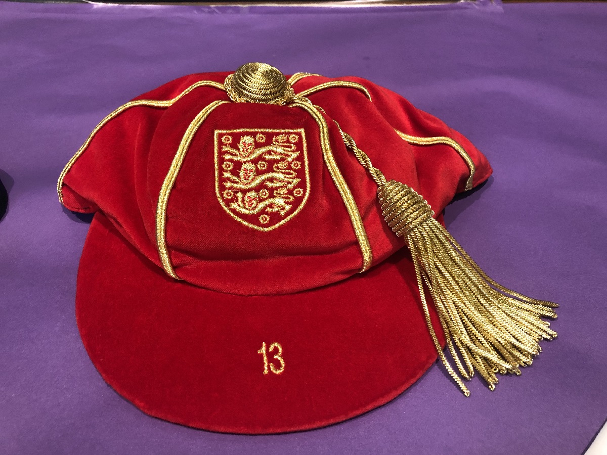 England Cap awarded to Julia at Wembley on 7 October 2022