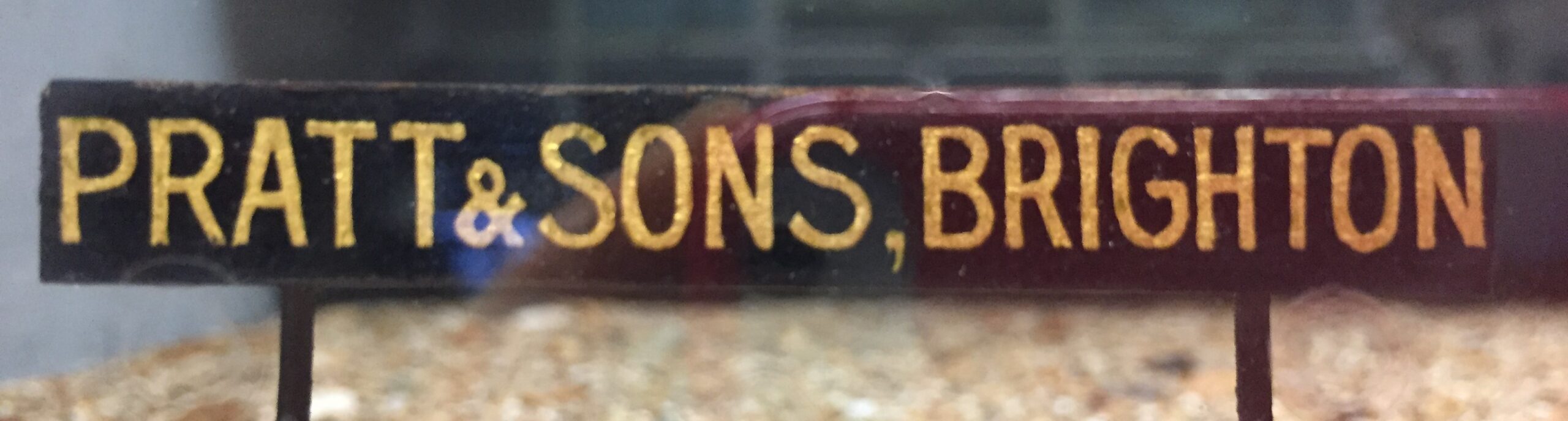 Pratt & Sons Label at the Booth Museum