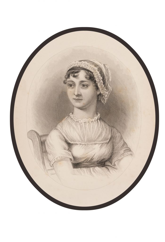 Portrait of Jane Austen, after a drawing by Cassandra Austen