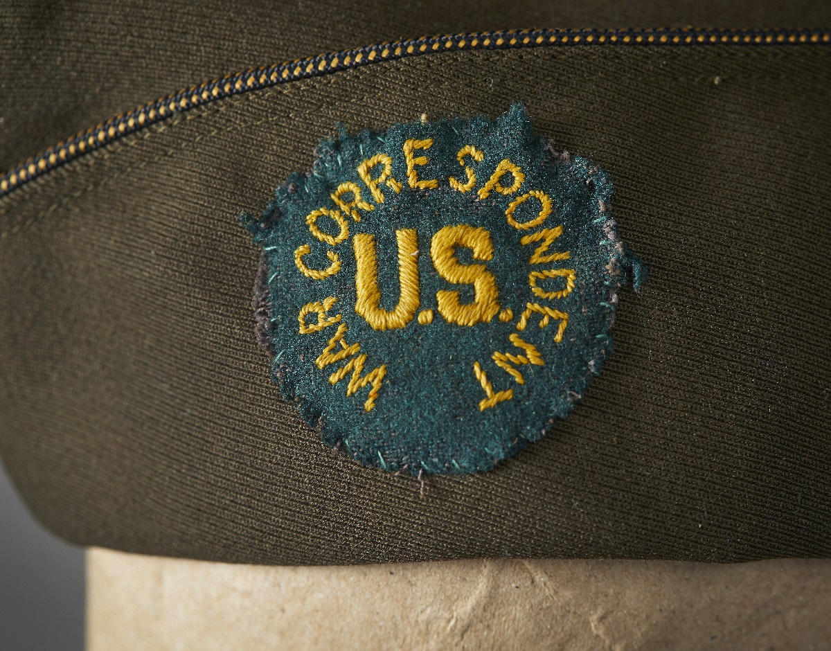 Detail from war correspondent formal dress uniform, Kilgour, French & Stanbury Ltd, London, 1943 Lee Miller Archives, East Sussex, England Photography by Tessa Hallmann