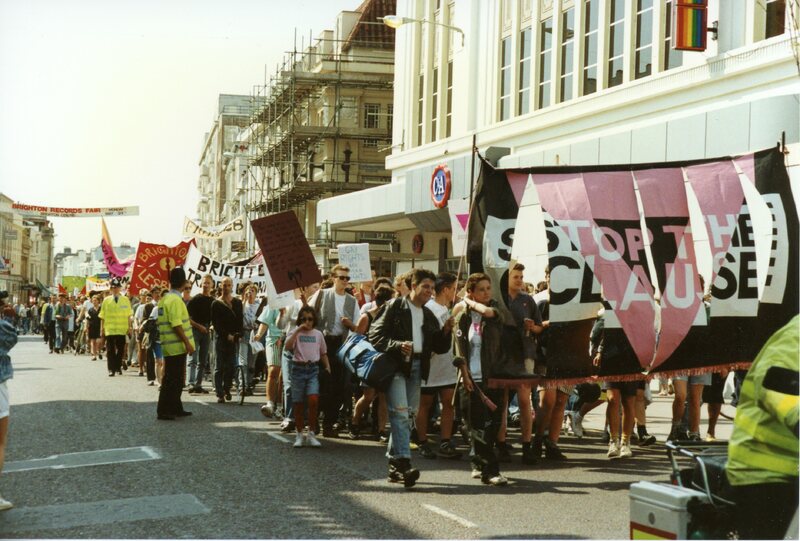 Section 28 Protest March 1988-89 Brighton & Hove