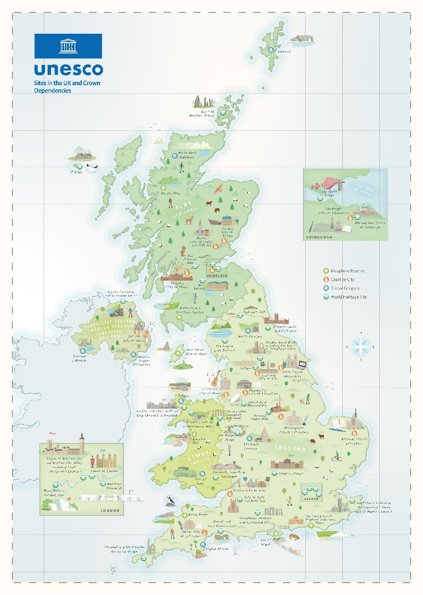 Unesco UK Map