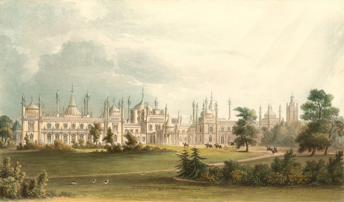 West Front of Royal Pavilion, 1826