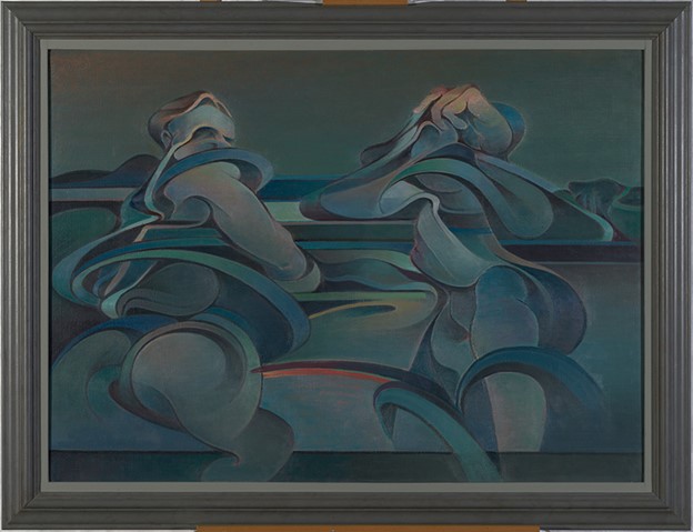 Figures by the Sea, 1996-7 - Oil on Canvas – painted in his St Marks Mews studio in Brighton