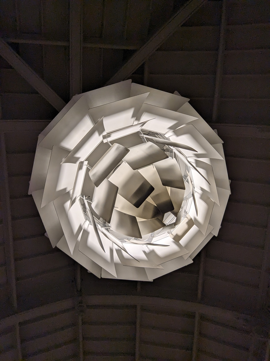 20th Century Gallery and roof with lights