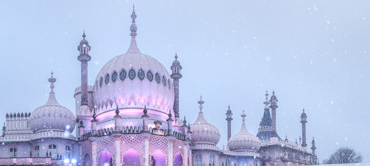 Royal Pavilion in the Snow by Michael Steven Harris