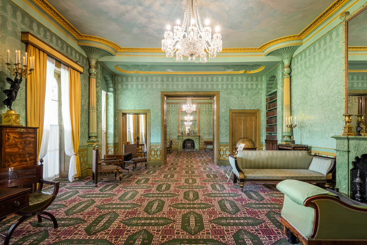 GREEN Royal Pavilion interiors