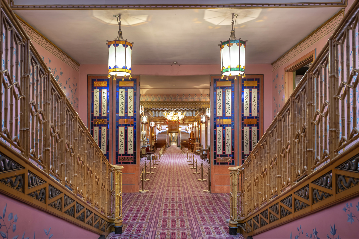 PEACH BLOSSOM Royal Pavilion interiors