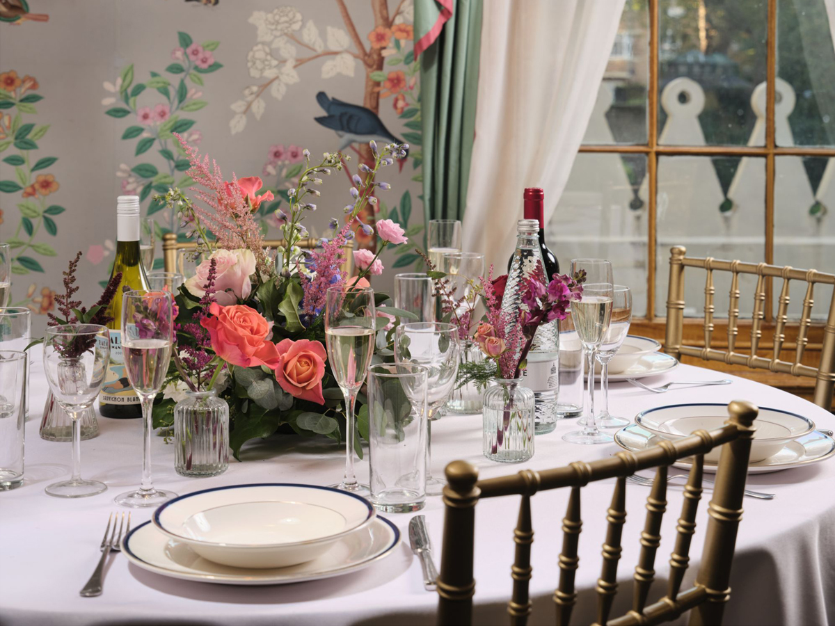 William IV Room dining round tables