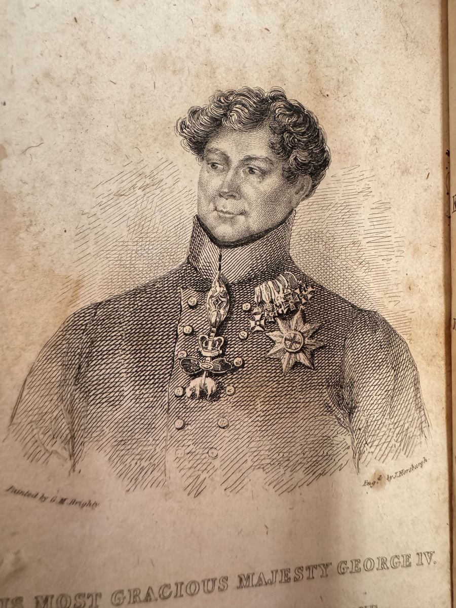George IV image from An account of George IV visit to Edinburgh August 1822