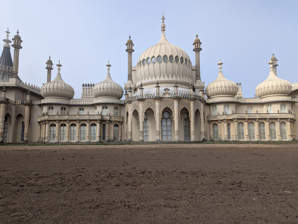 East Lawn of the Royal Pavilion prepared for new turf