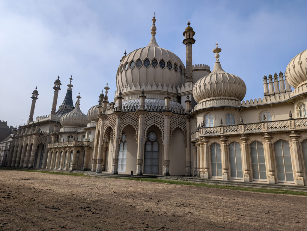 East Lawn of the Royal Pavilion prepared for new turf