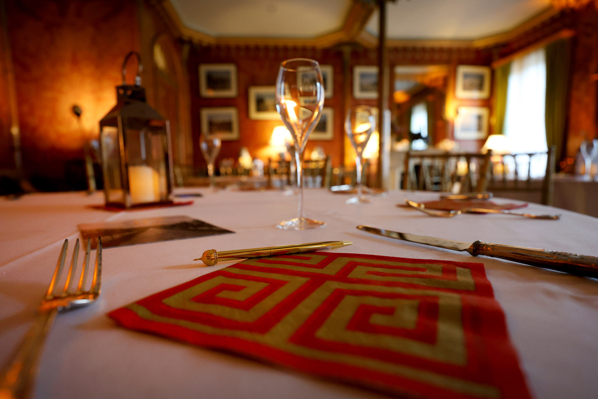Red Drawing Room at the Royal Pavilion