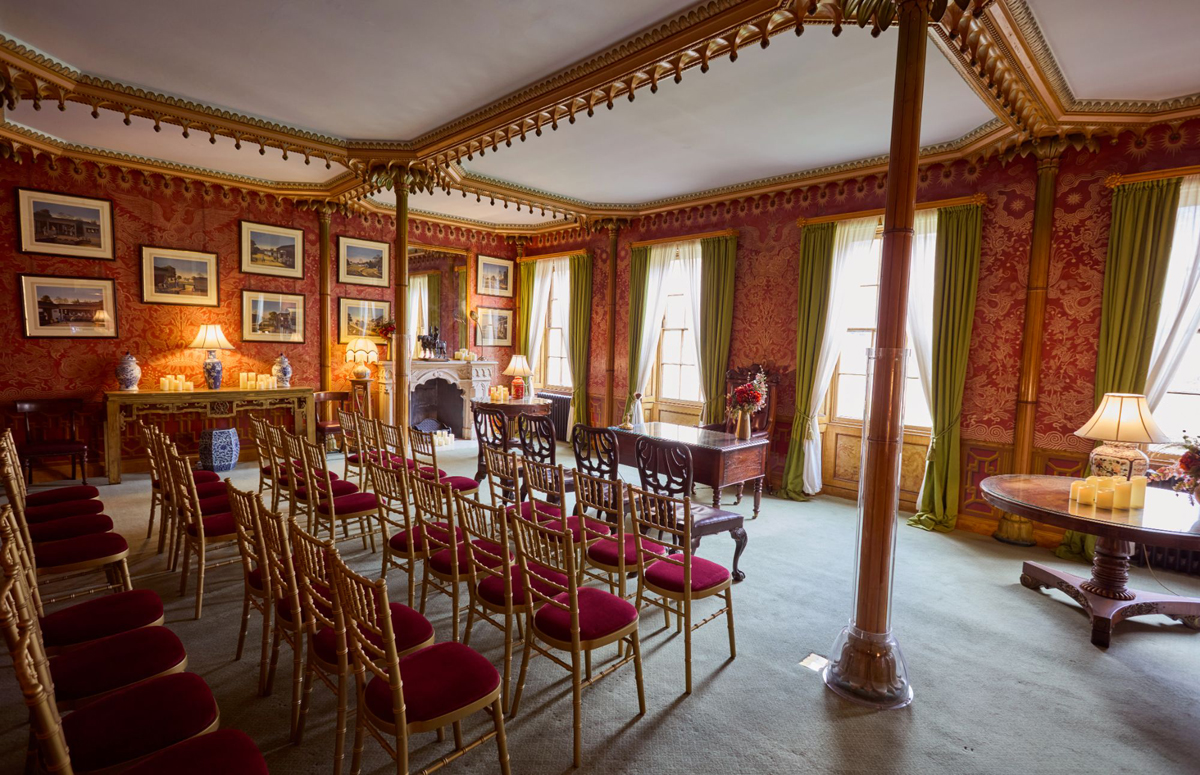 Red Drawing Room at the Royal Pavilion