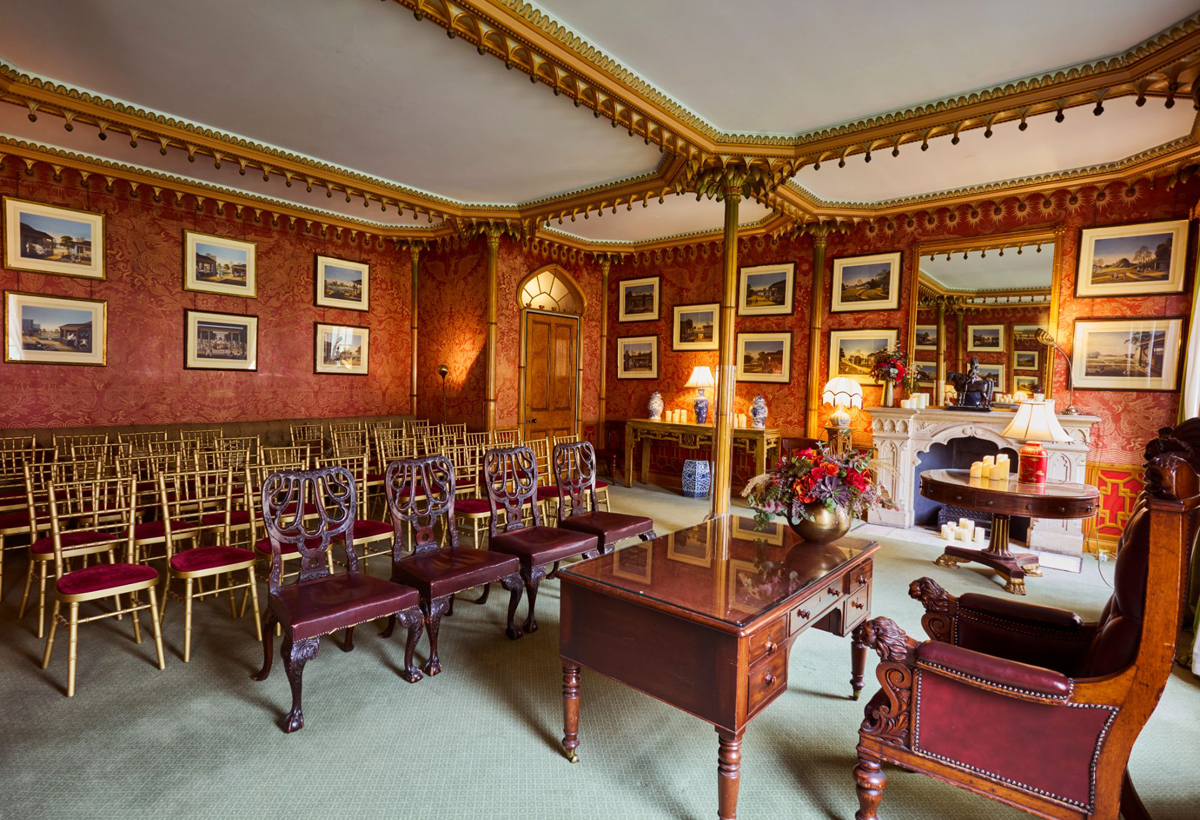 Red Drawing Room at the Royal Pavilion