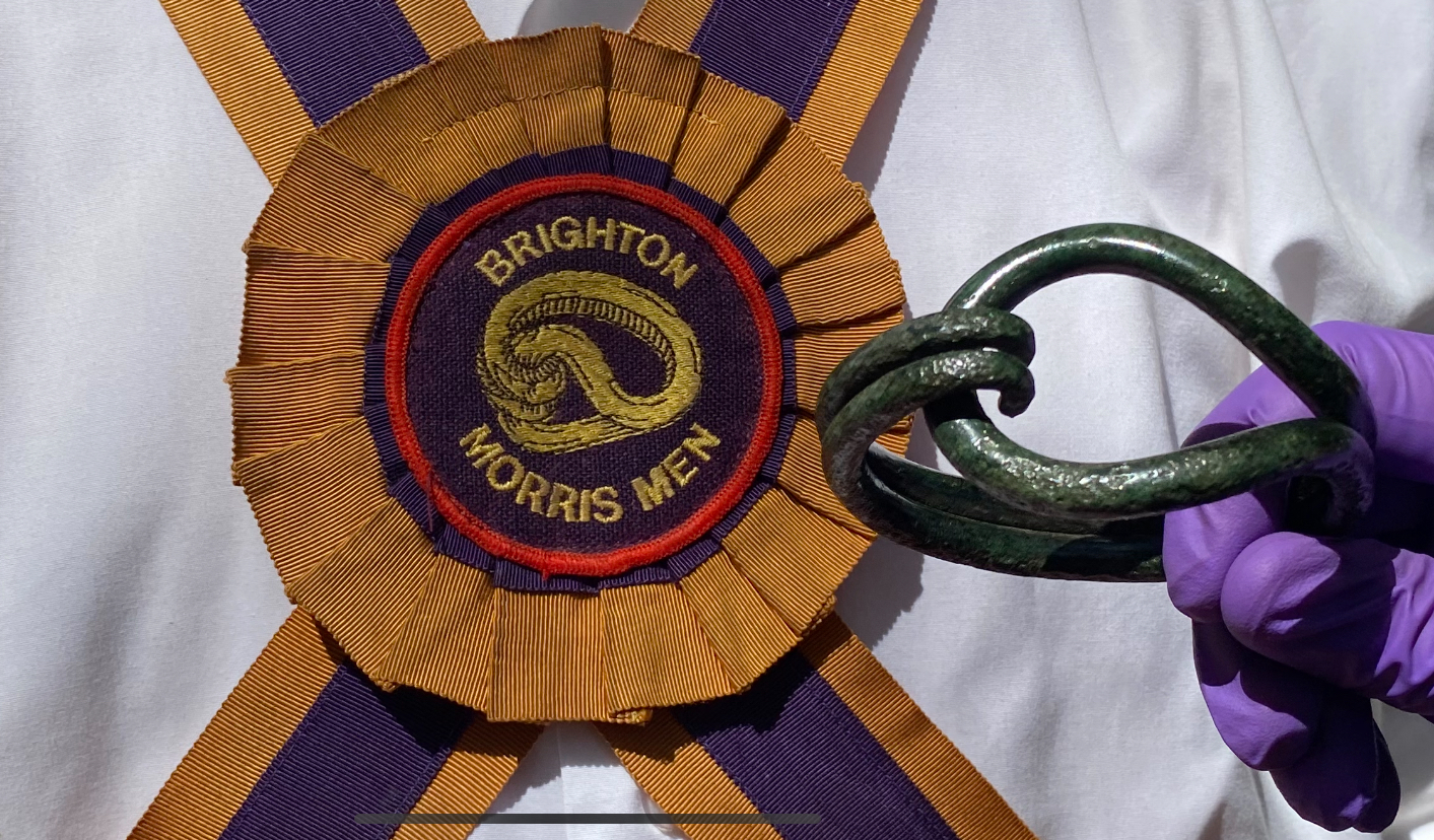 Brighton Morris Men logo and the Sussex loop