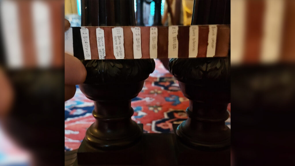 Colour matching swatches