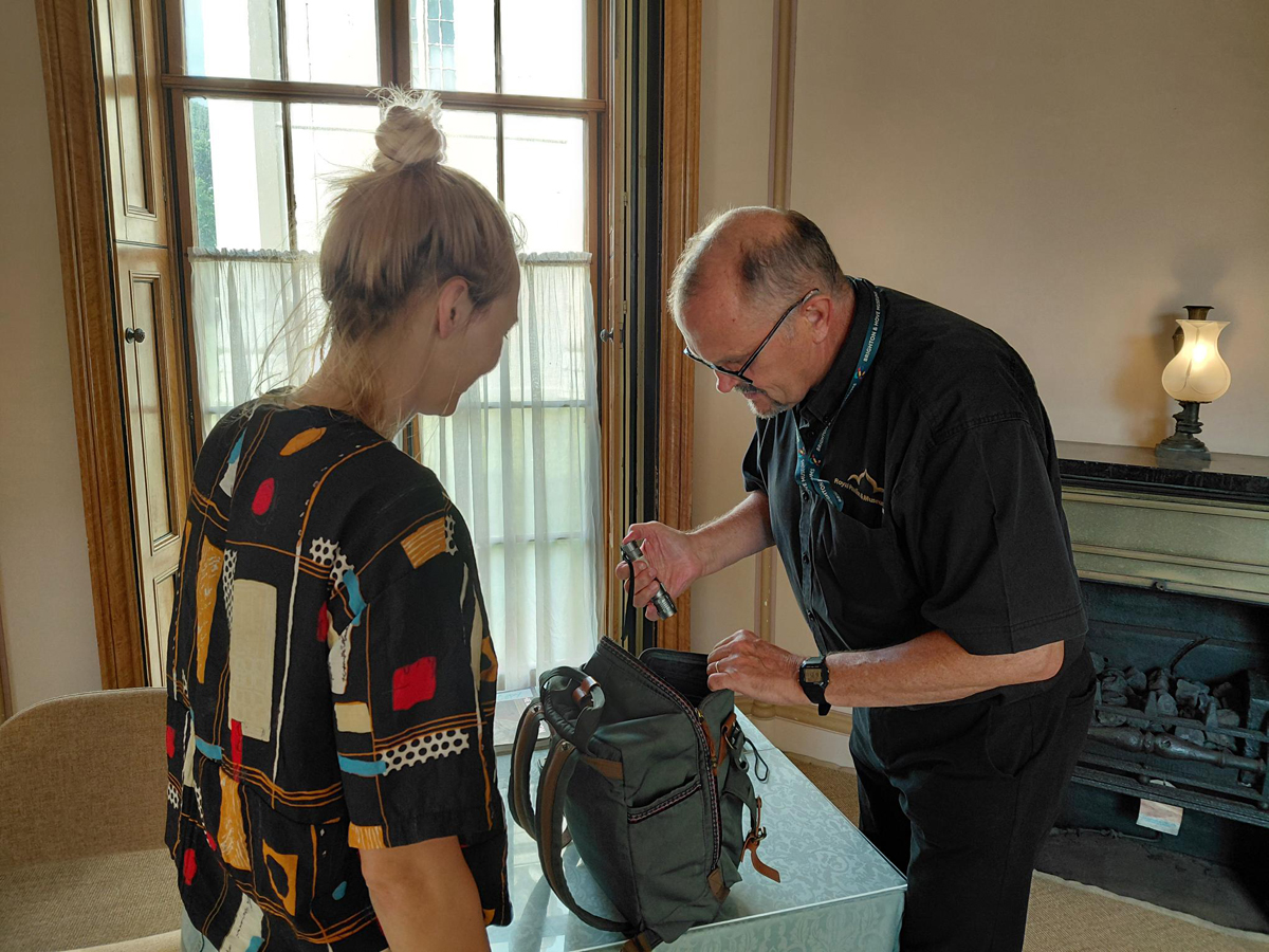Royal Pavilion bag search
