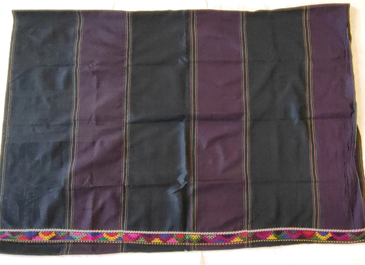 Jinghpaw Hkahku silk skirt [1950’s] – Roi reared silkworms and collected enough silk to weave this skirt