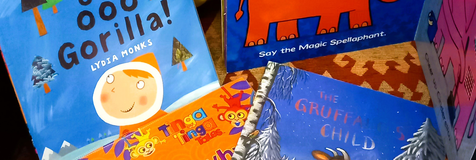 Storytelling at Brighton Museum. A display of children's books