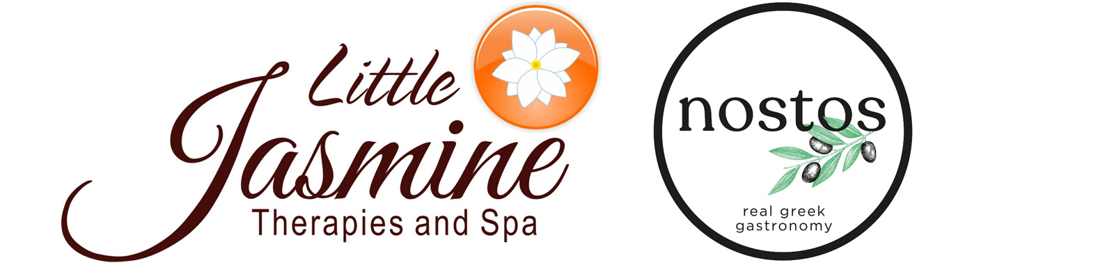 Little Jasmine & Nostos logos