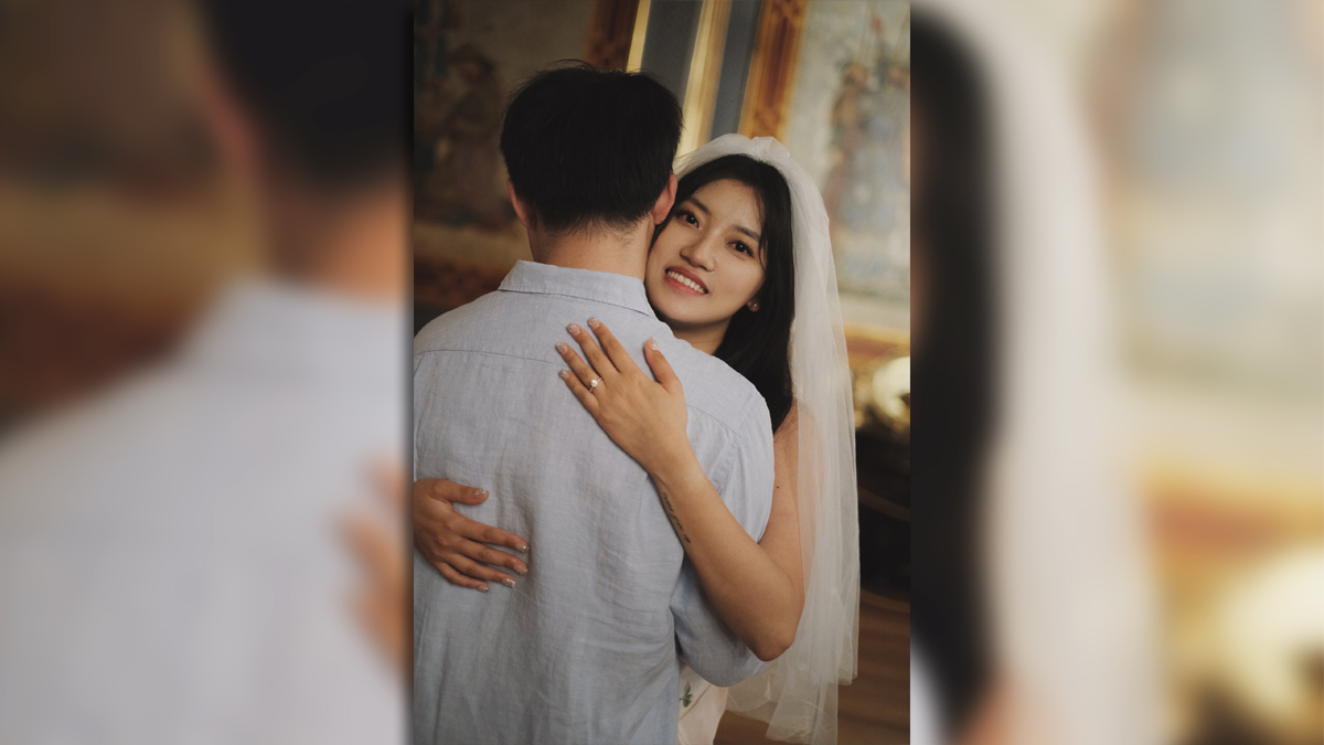 Ke Tang proposal photography in the Royal Pavilion