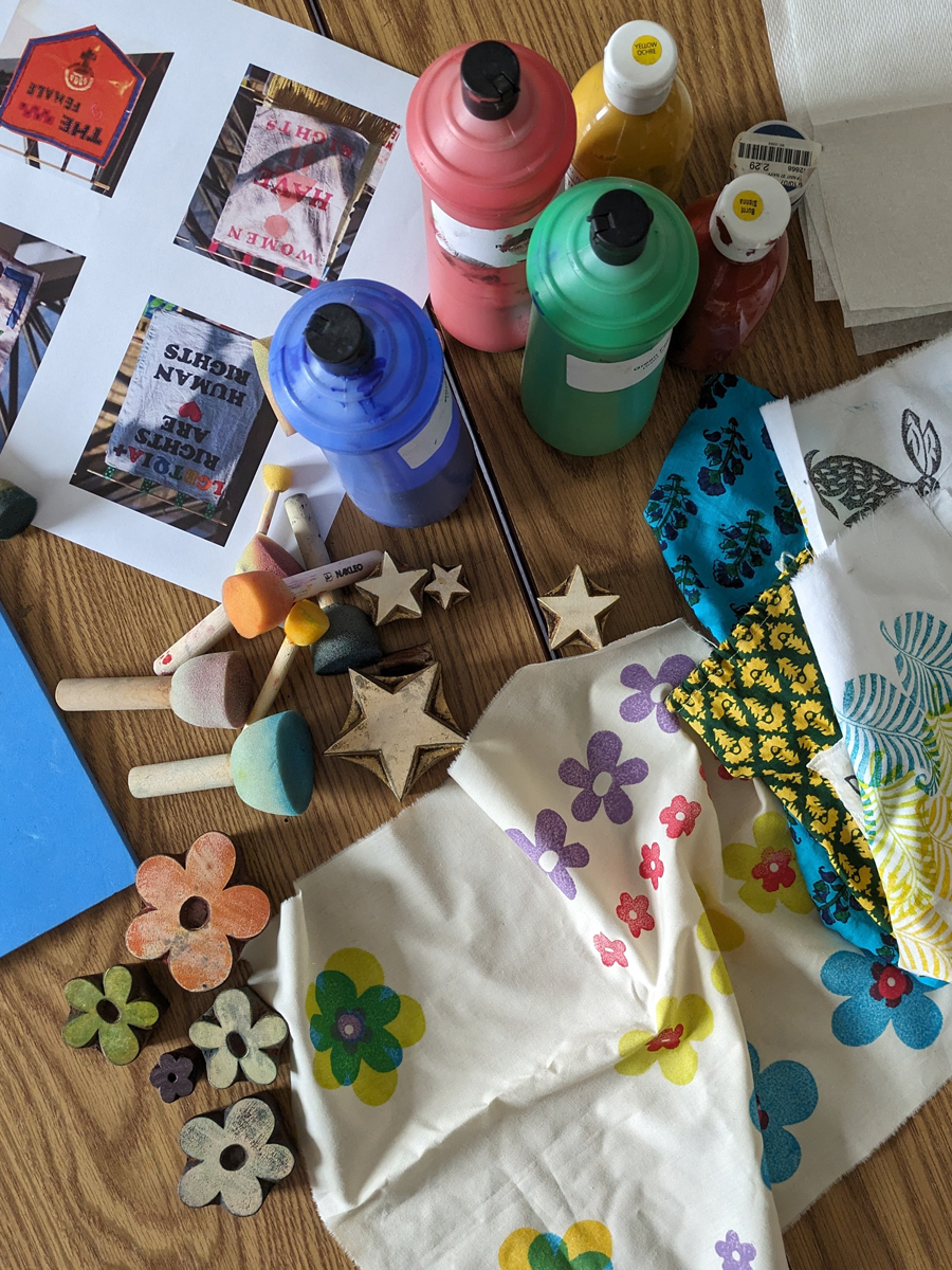 Artwork from the Power to The People! workshop