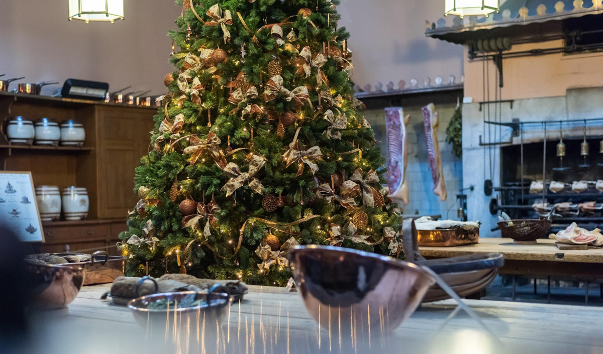 Christmas at the Royal Pavilion, a decorated tree